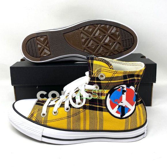 Converse Chuck Taylor All Stars High Top Yellow Women's Size 7 Piece 167412F - Picture 5 of 8